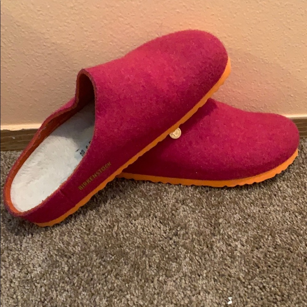 Birkenstock felt slip on
